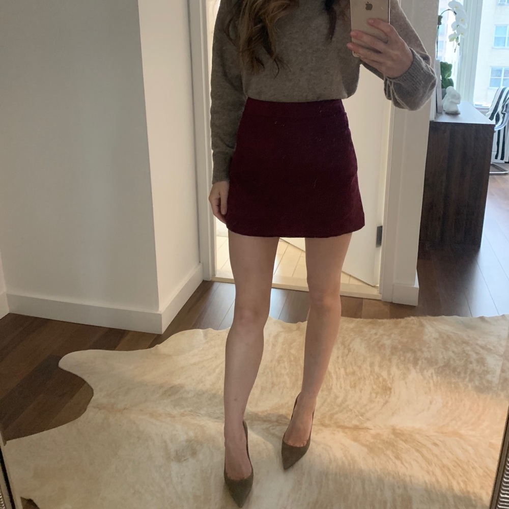 NWT Purple, reversible skirt